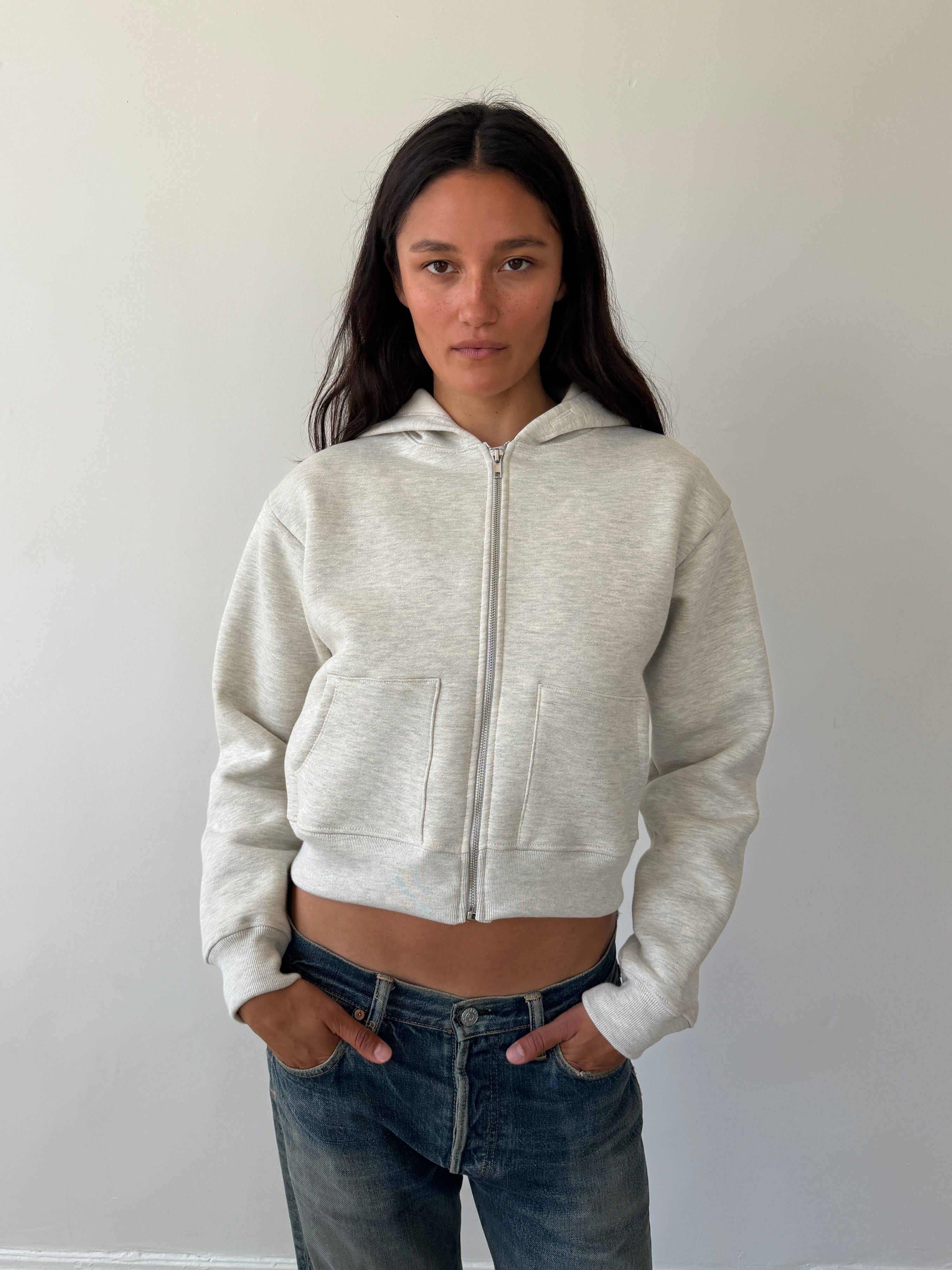 Chuck Hoodie Light Grey French Terry