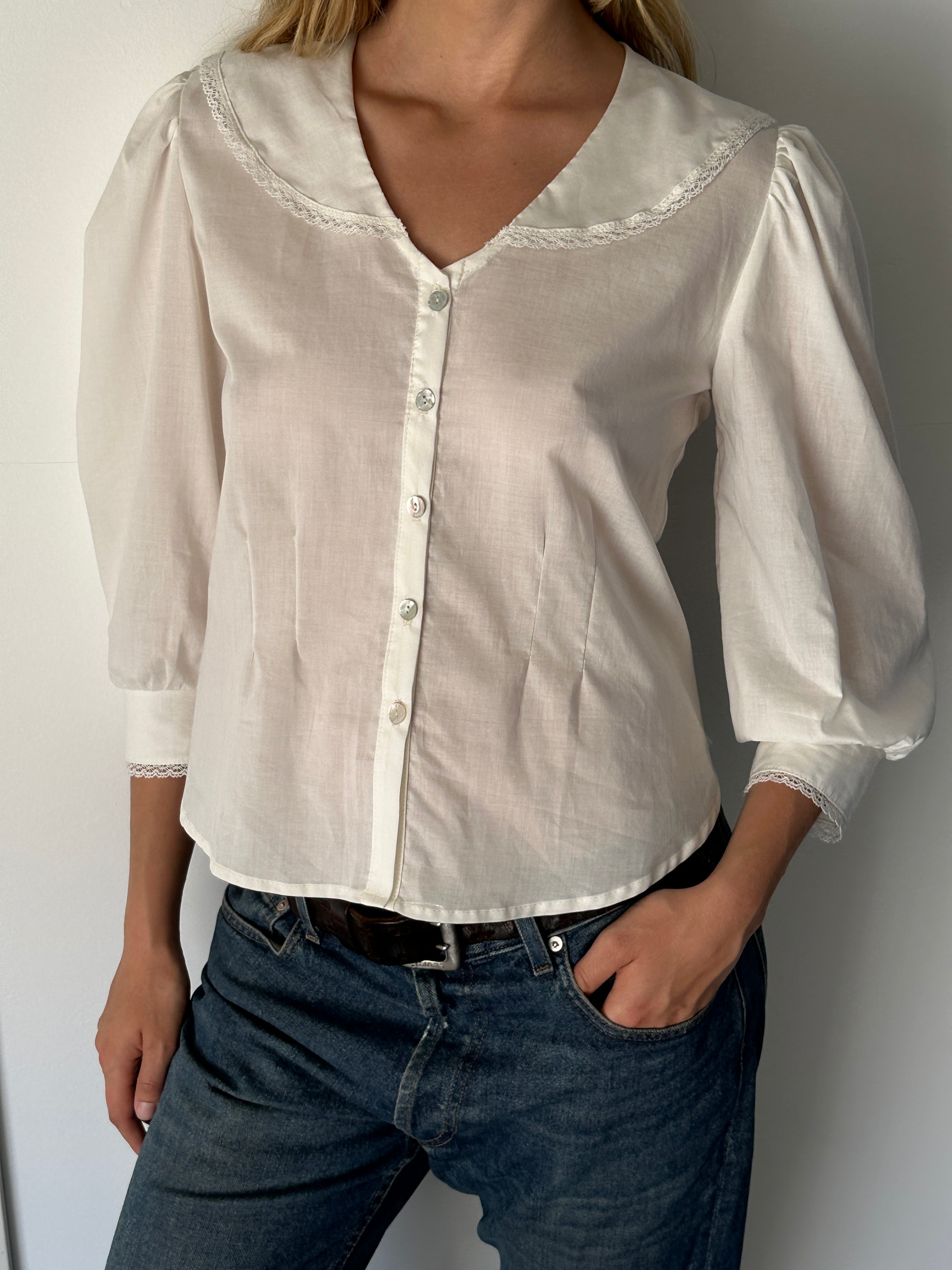Nora Blouse White