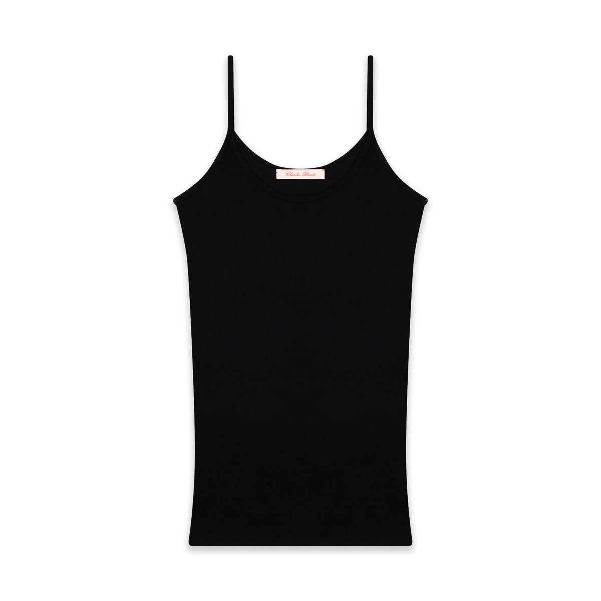 Starla Black Rib Tank Top