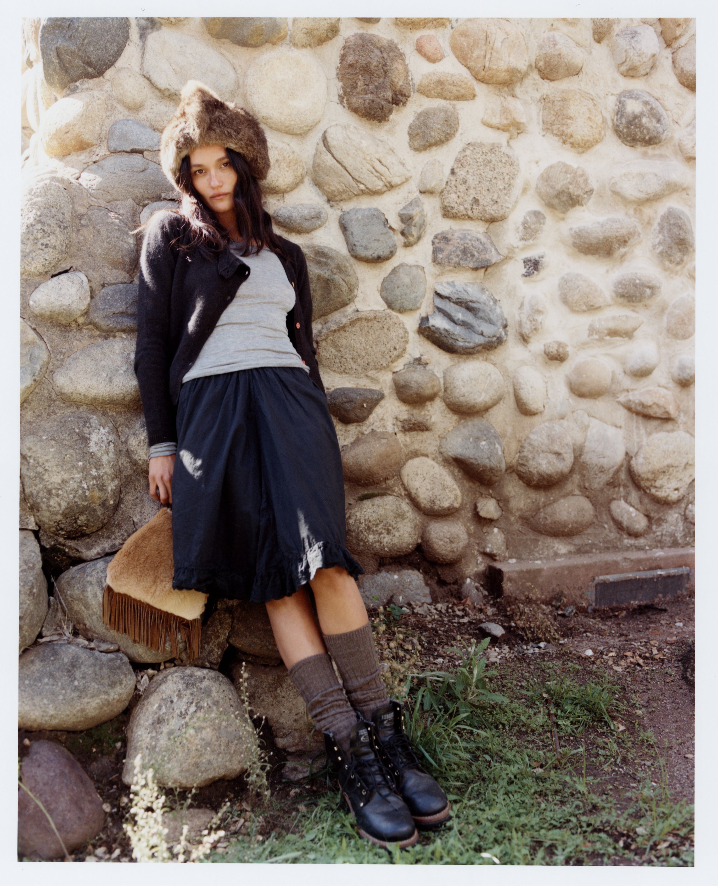 Scout Skirt Overdyed Black