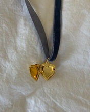 Load image into Gallery viewer, She Wore Blue Velvet Locket
