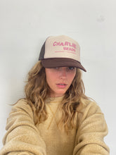 Load image into Gallery viewer, Brown + Pink Trucker

